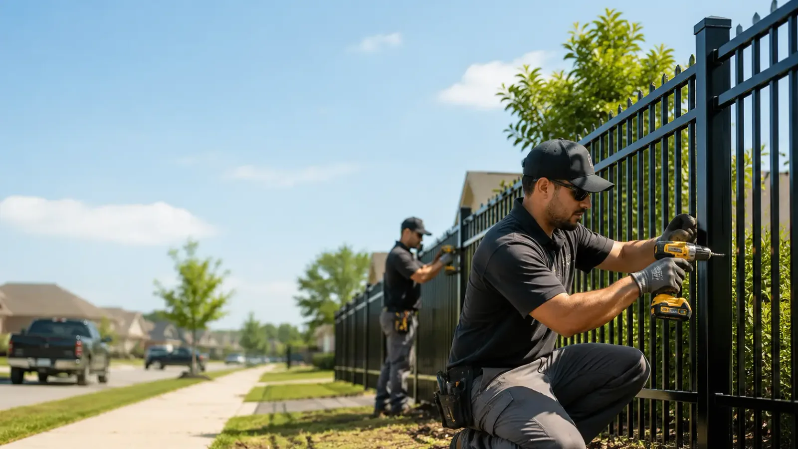 Metal Fence Installation in Humble, TX